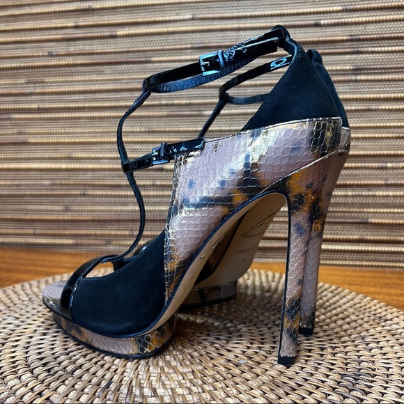 Brian Atwood heels - snakeskin heels, sexy high heels, vero cuoio, Italian heels - Picture 1 of 9